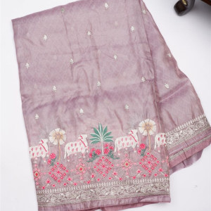 FANCY JIMMY CHOO LIGHT LAVENDER Saree